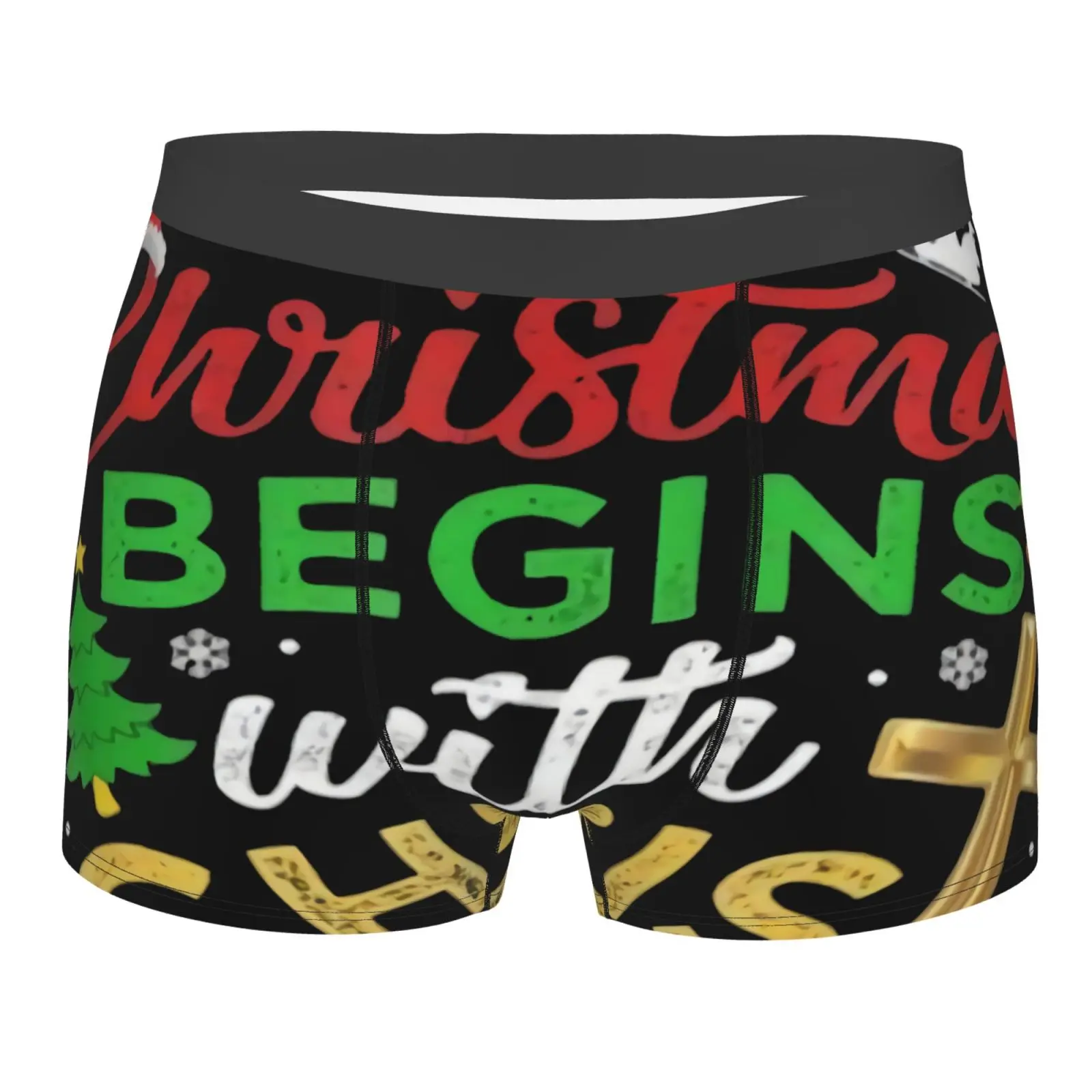 

Merry Christmas Christmas Begins With Men's Panties Man Underwear Men Red Men Sexy Clothing Men Funny Men White Mens Underwear