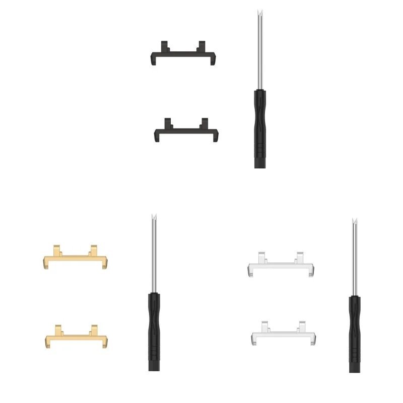 Браслет для умных часов металлический адаптер прочный соединитель совместимый с