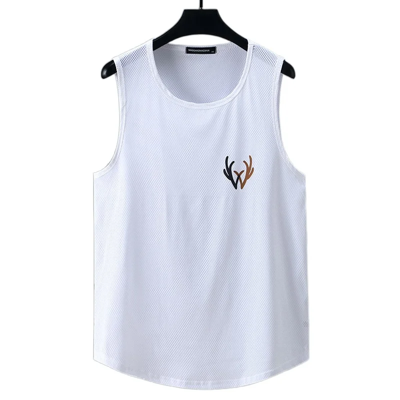 

Plus Size 3XL 4XL 5XL 6XL 7XL 8XL 9XL 10XL 11XL New Arrival Fashion Super Large Men Casual Summer Mesh Vest Man O-neck Vest