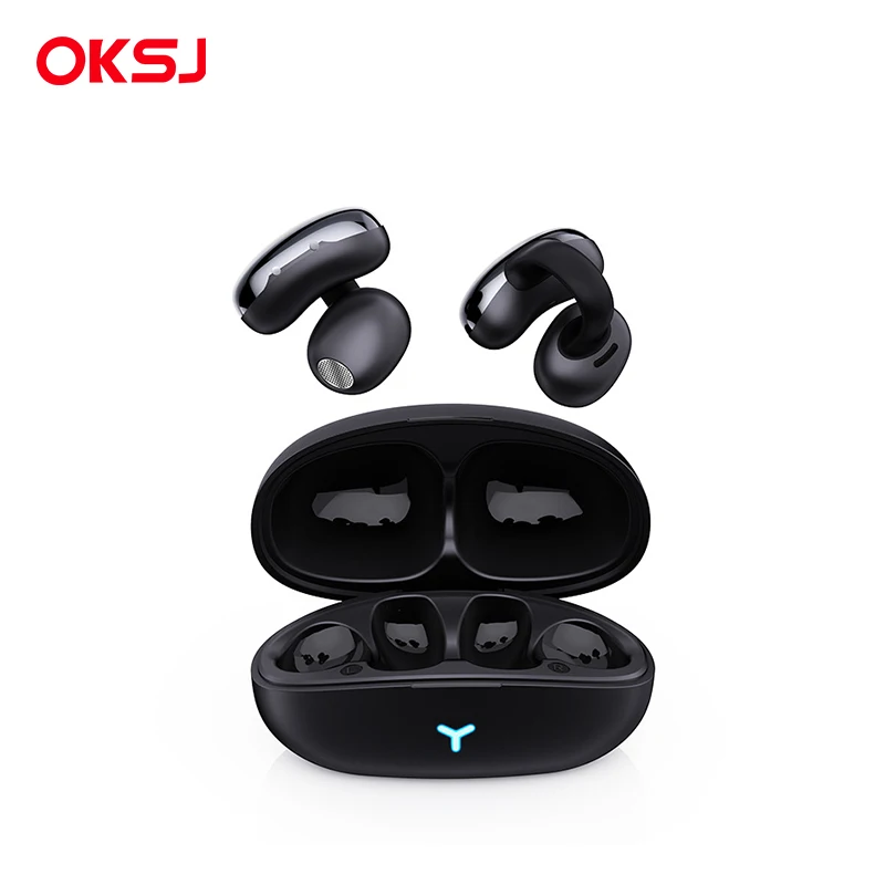 

Оригинальные наушники OKSJ HM20 TWS Bluetooth, Беспроводная Гарнитура костной проводимости, шумоподавляющие наушники с зажимом, бесплатная доставка