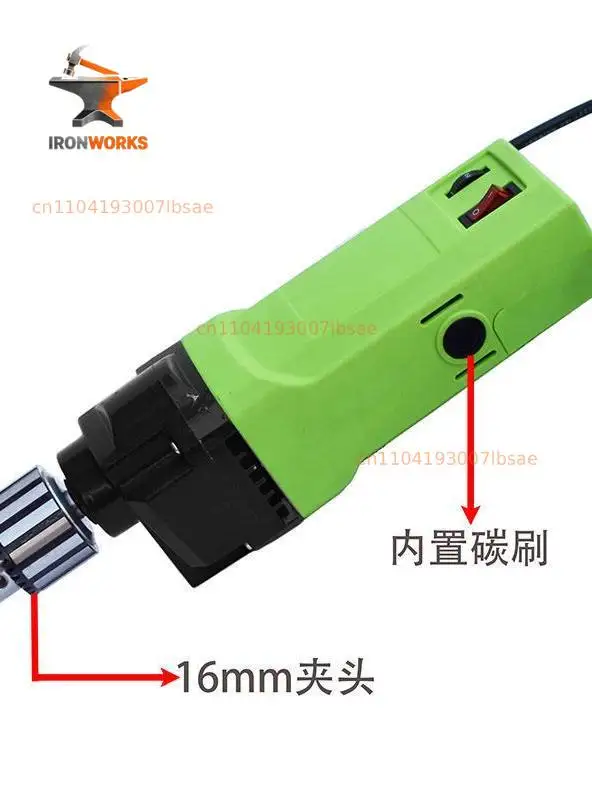 Фото Мотор 710W высокой мощности 5156E, миниатюрный мощный двигатель для настольного сверлильного станка с патроном 13 мм. №4
