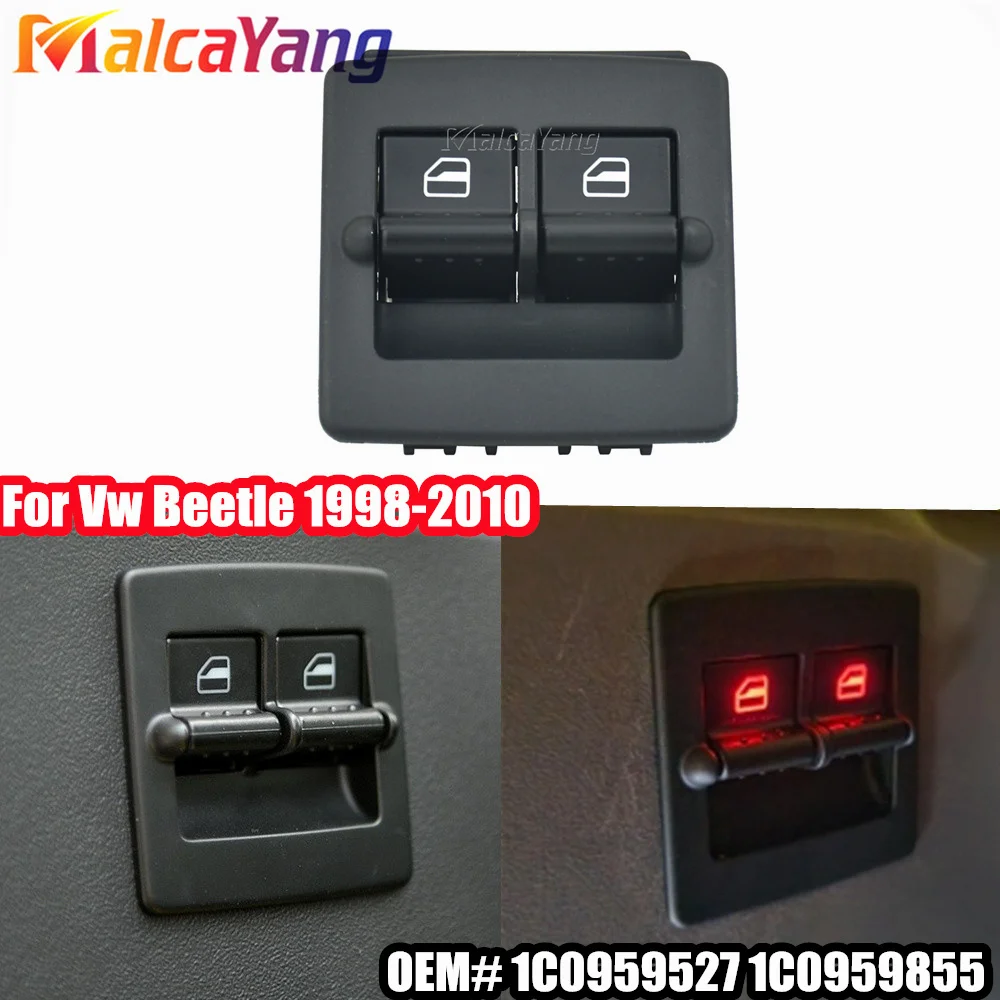 

Переключатель Стеклоподъемника 1C0959855 1C0959527 для Volkswagen Beetle 1998-2010 1C0959851