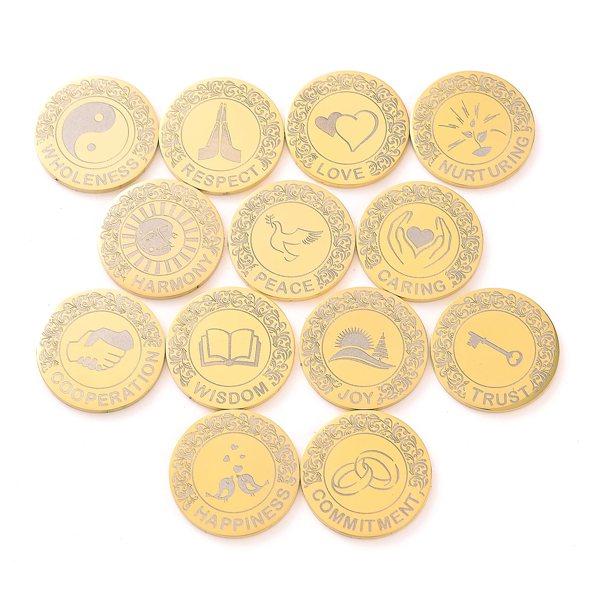 Набор монет свадебных Arrhae на заказ, персонализированные свадебные церемонии с именем невесты, с логотипом, с изображением криштианы