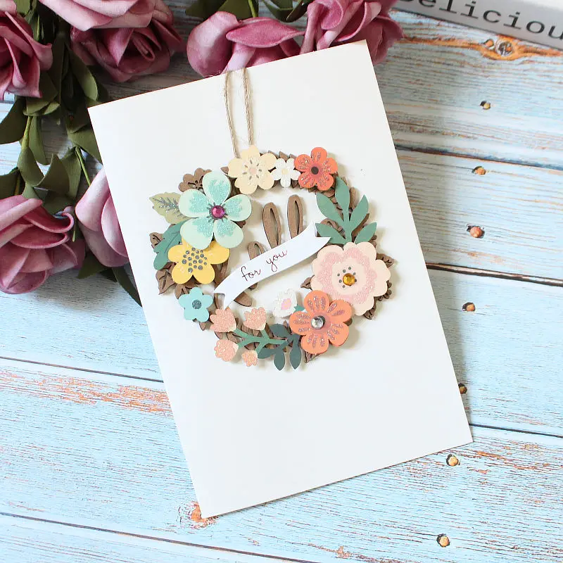 Креативная Эстетическая трехмерная нашивка открытка на день рождения День