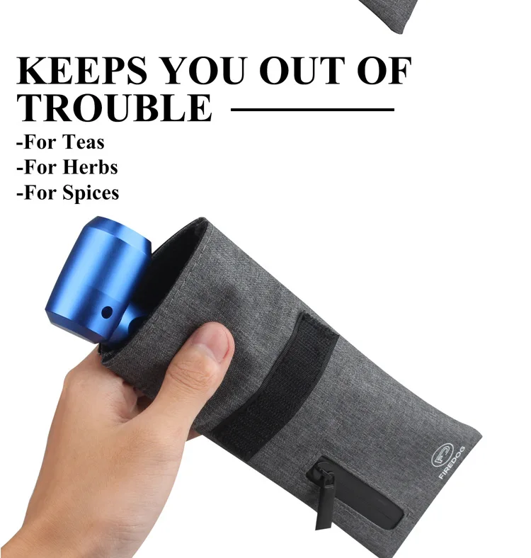 Сумка с защитой от запаха чехол карбоновой подкладкой для табака курения сумка