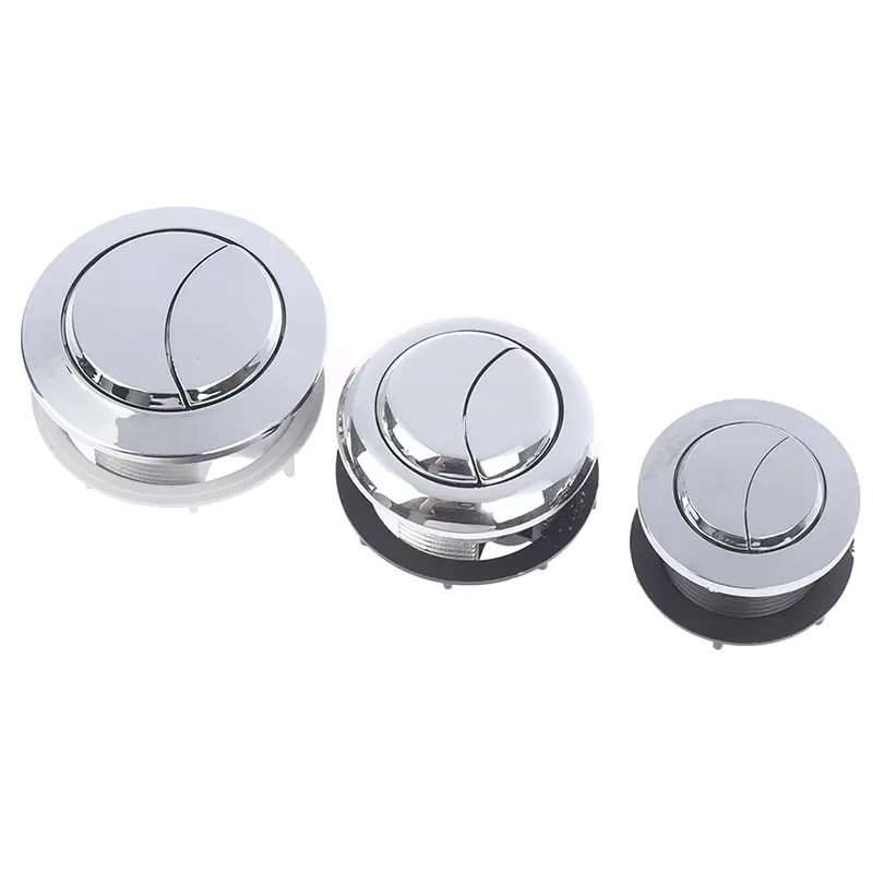 

1PC Dual Flush Toilet Tank Button Round Shape Toilet Push Dual Flush Buttons Bathroom Accessories 70mm/57mm/47mm