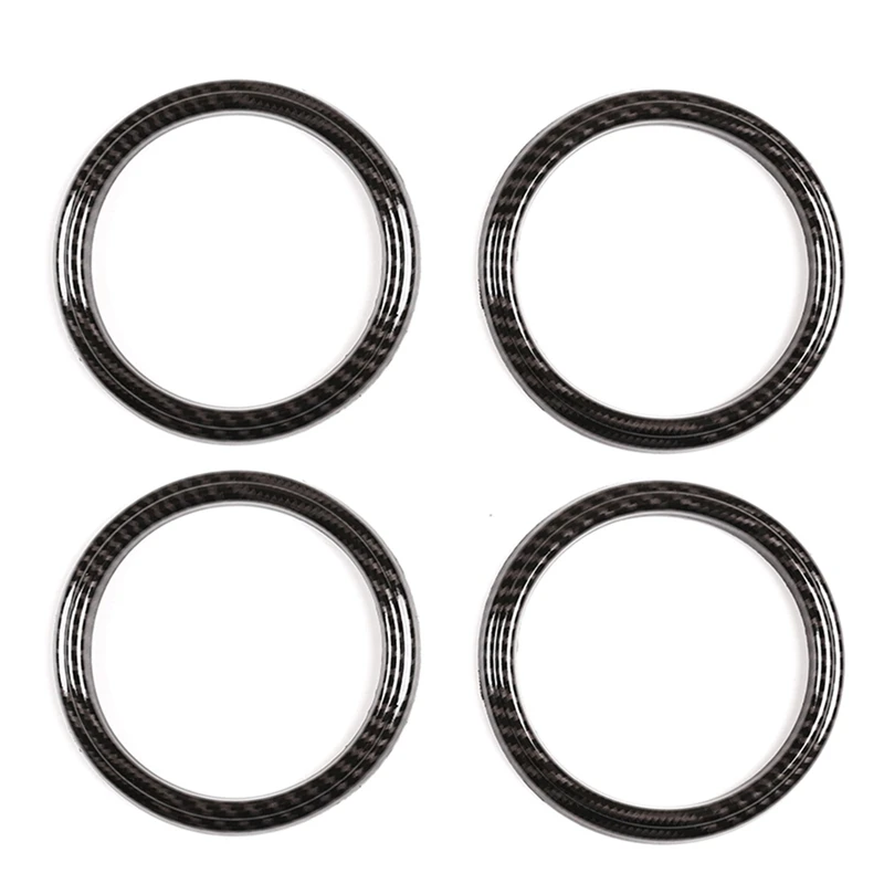 

2X Car Air Conditioning Outlet Vent Circle Sticker For Subaru BRZ Toyota 86 2012-2020 Interior Trim Accessories