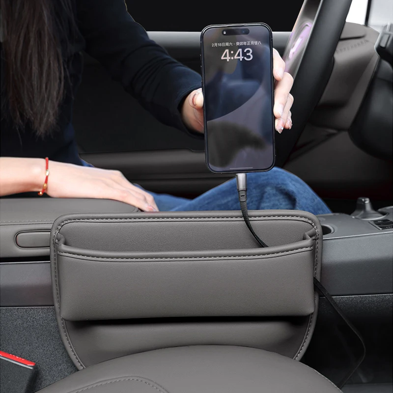 

Карманный органайзер для Geely Emgrand X70, карман с боковыми прорезями для хранения ключей и карт для телефона, аксессуары для автомобильных сидений