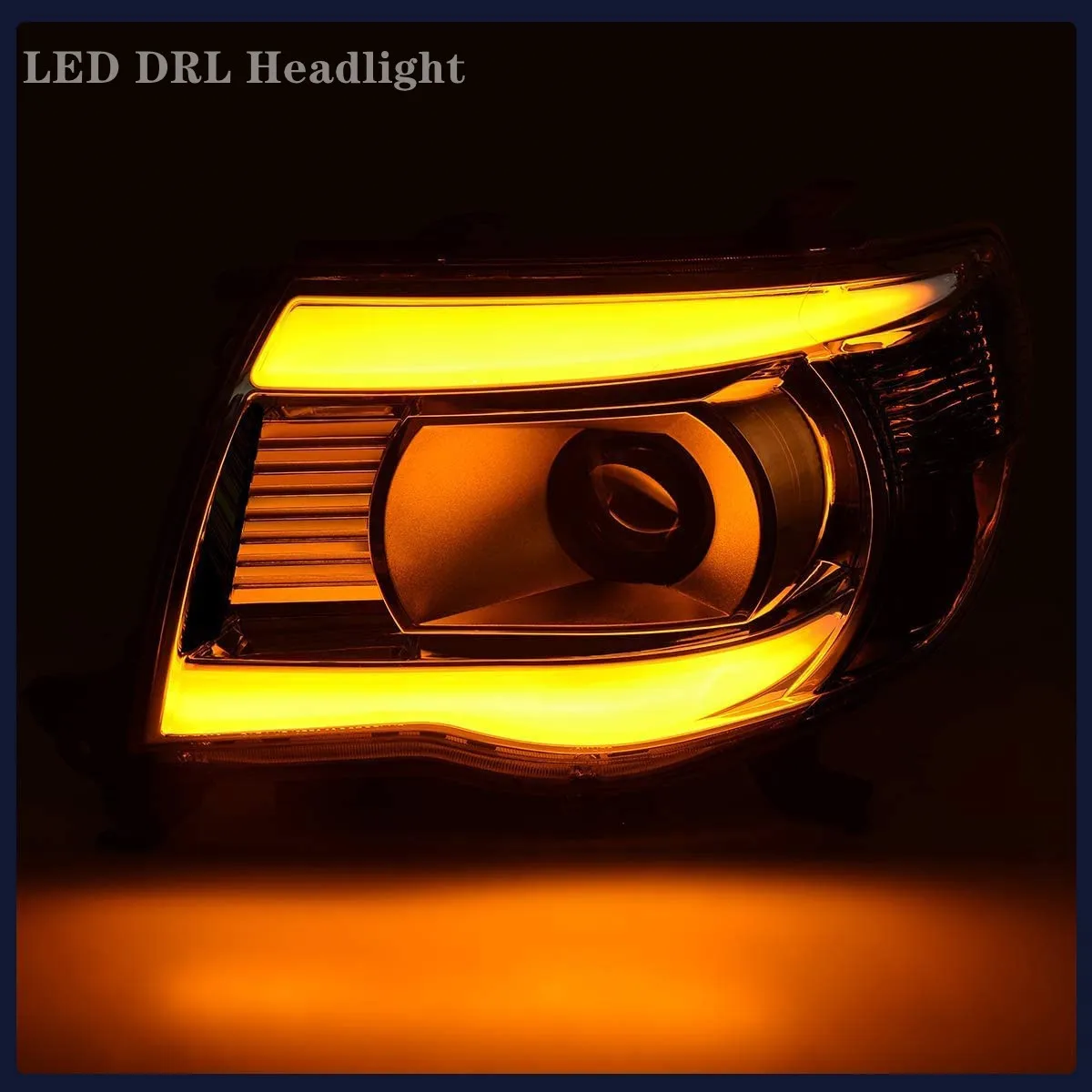 Фара в сборе совместимая с фарами проектора Tacoma 2005–2011 года желтым