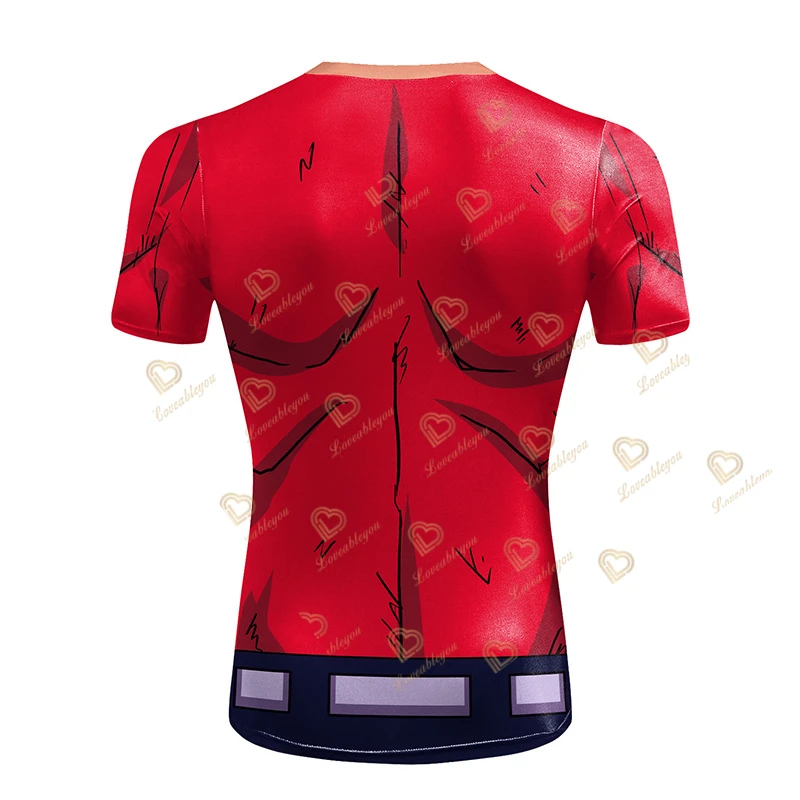 Anime Dragon-Ball T Shirt Unisex Running Training Compression T-Shirt Harajuku Vegeta Goku Printed Top Tshirt Fitness T-shirt