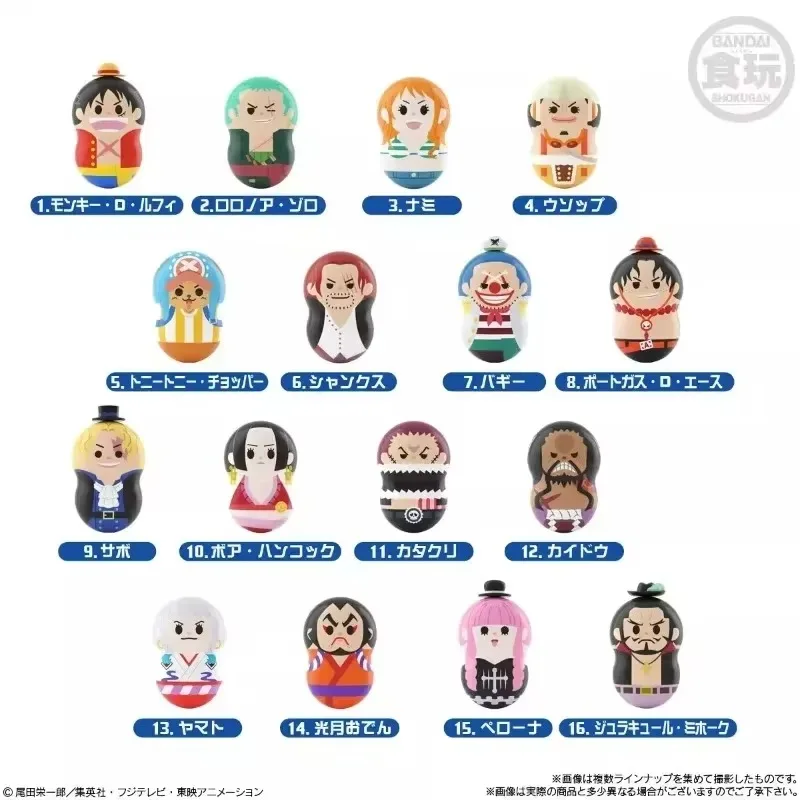 BANDAI One Piece Spinpeas Tumbler слепая сумка игрушка экшн-фигурка аниме милый Луффи Solon Nami Chopper