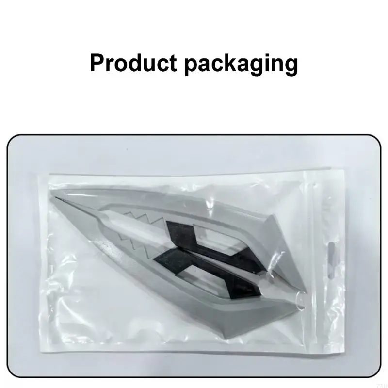 77HF 2PCS Мотоциклетные крылья передней стороны СПОЙЛЕР Аэродинамический комплект