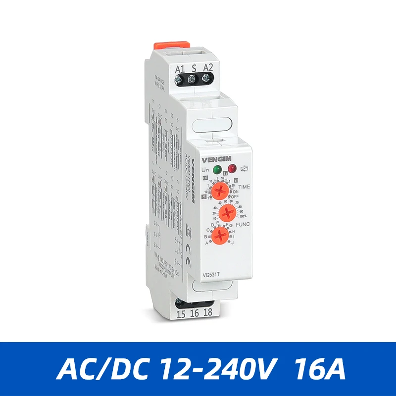 

Реле таймера VENGIM VG-531T-220V 16А