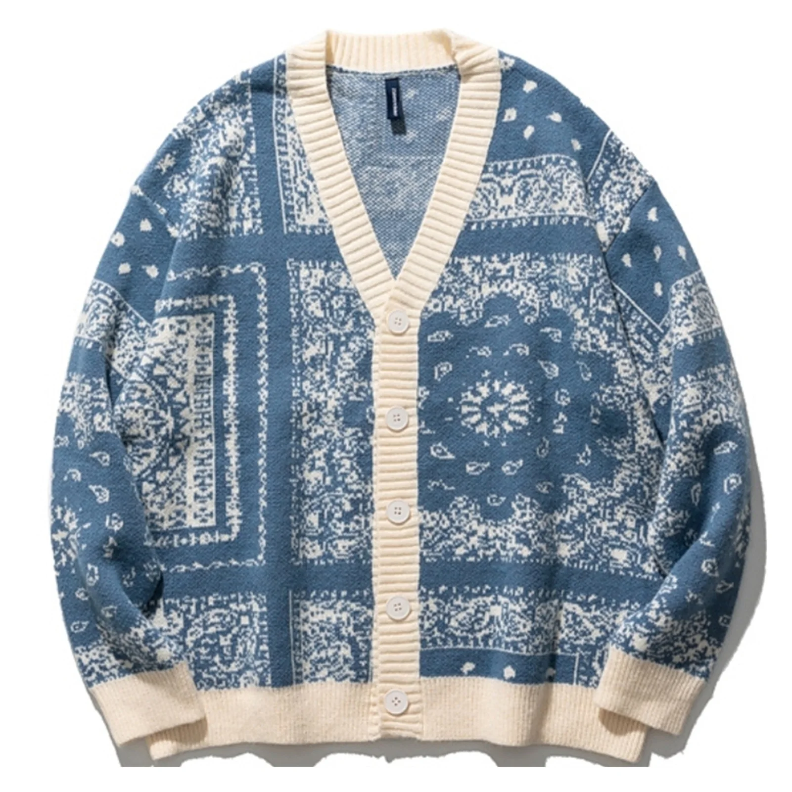 

Новинка 2021, кардиган в японском стиле, мужской свитер, зимний классический трикотажный кардиган в стиле Харадзюку,