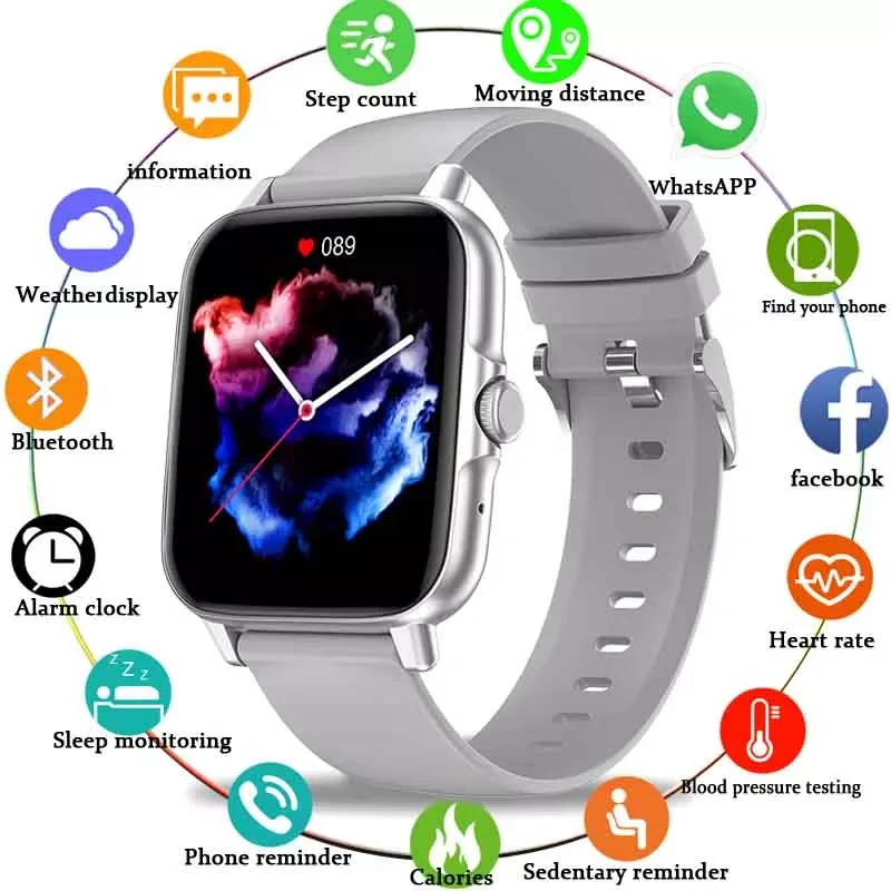 

2022 New Bluetooth Call Smart Watch Women IP67 Waterproof 1.69 Inch TFT Screen Men Smartwatch GTS 3 For Android iOS Huawei Phone