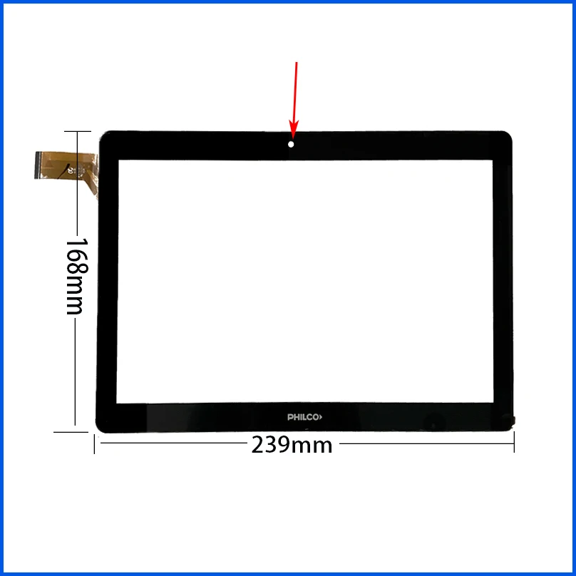 

New 10.1 Inch Touch Screen P/N H06.5638.001 For PHILCO Tablet PC Capacitive Touch Digitizer Sensor Tab External Glass Panel