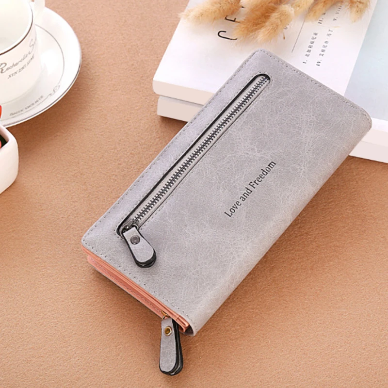 

Luxury Women Wallets Card Holder Fashion Lady Purses Handbags Money Coin Purse Woman Clutch Long Zipper Wallet Purse Bags Pocket