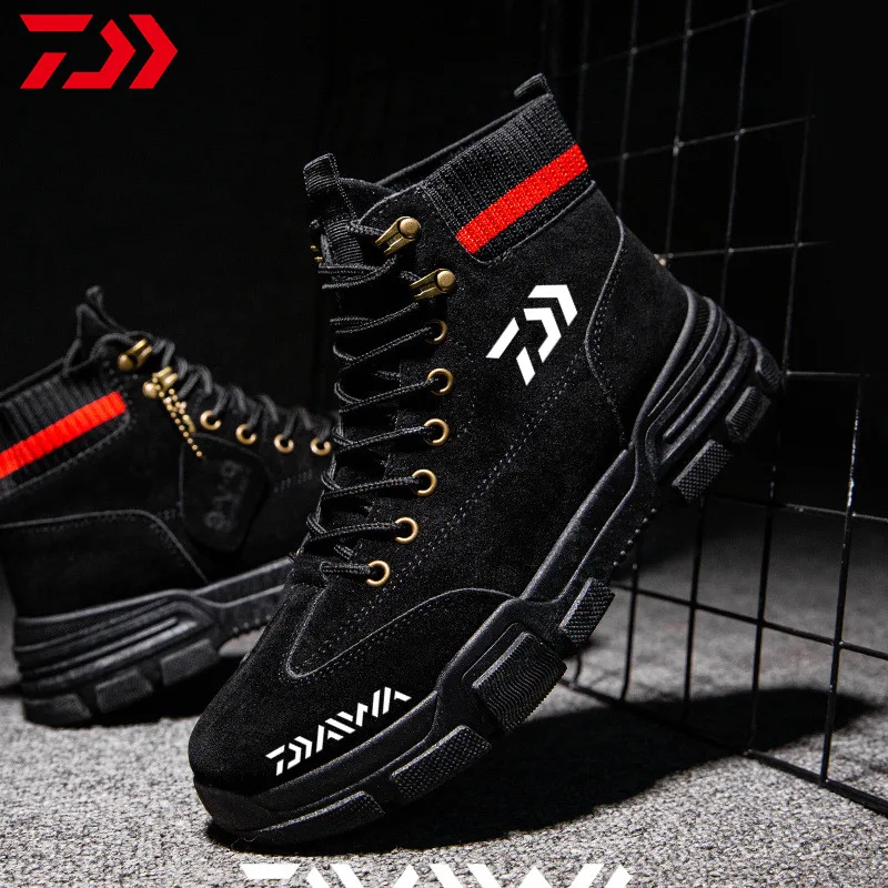 

2023 Daiwa Fishing Shoes Men's Outdoor Sport Breathable Hunting Wear-resisting Non-slip Gao Bang Climbing Tactics Fishing Shoes