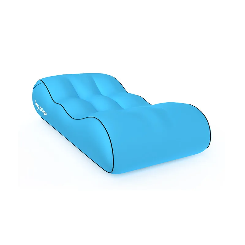 

One-Click Automatic Inflatable Beach Lounge Bed Outdoor Beach Camping Portable Lazy Sofa Picnic Folding Sofa Bed for Sleeping