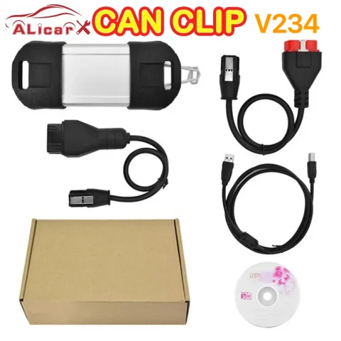 V234 Can Clip ForRena-t инструмент для диагностики автомобиля CAN- M интерфейс OBD2 автомобильный сканер обновление reprog Can Clip V234