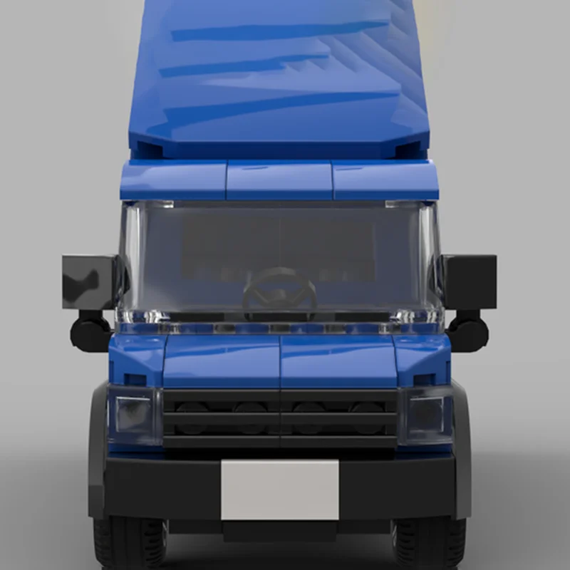 Фото 176 деталей MOC City GAZelle Double Cab Cargo Van, модель из строительных блоков, рождественский подарок, творческое художественное образование, идея для сборки. №5
