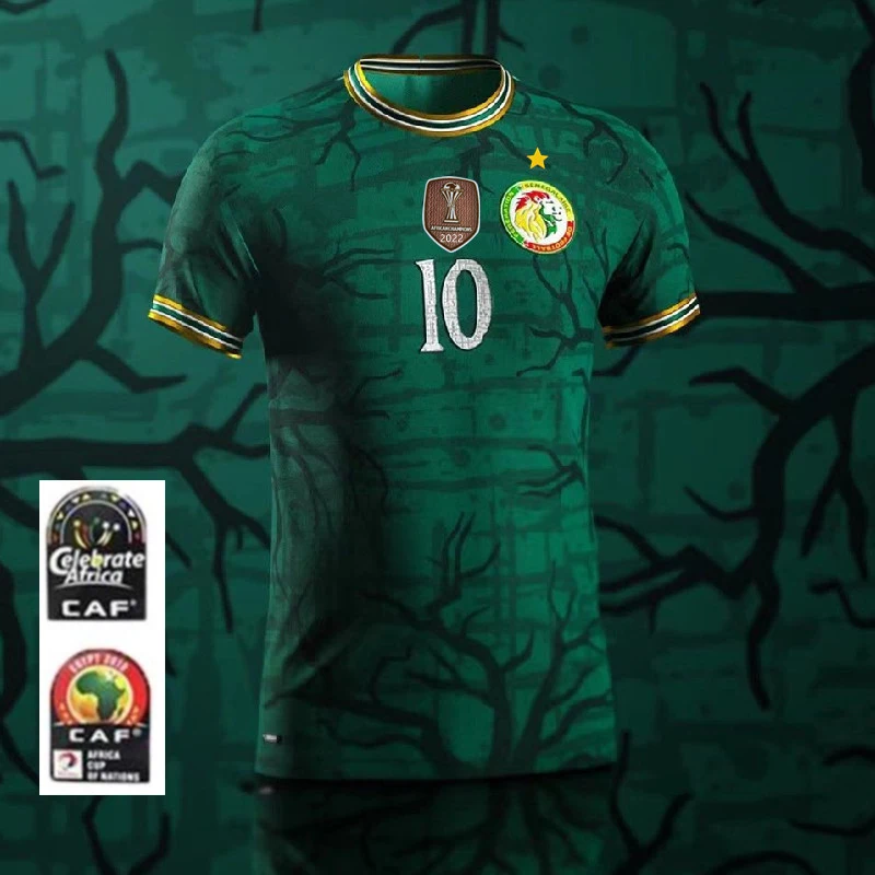 

New 21 22 plus star Senegal soccer jerseys 2021 2022 national MANE KOULIBALY GUEYE KOUYATE SARR Maillot de football retro