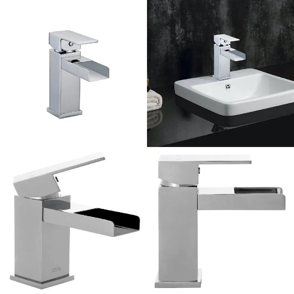 

Elegant Chrome Finish Bathroom Faucet with Beautifully Crafted Luxury Design - 128 Characters