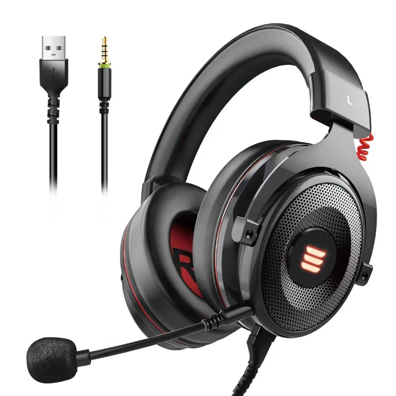 

Gaming Headset Gamer Wired 3.5mm Stereo/ USB 7.1 Surround Gaming Headphones For PC/PS4/PS5/Xbox with Noise Cancelling Mic