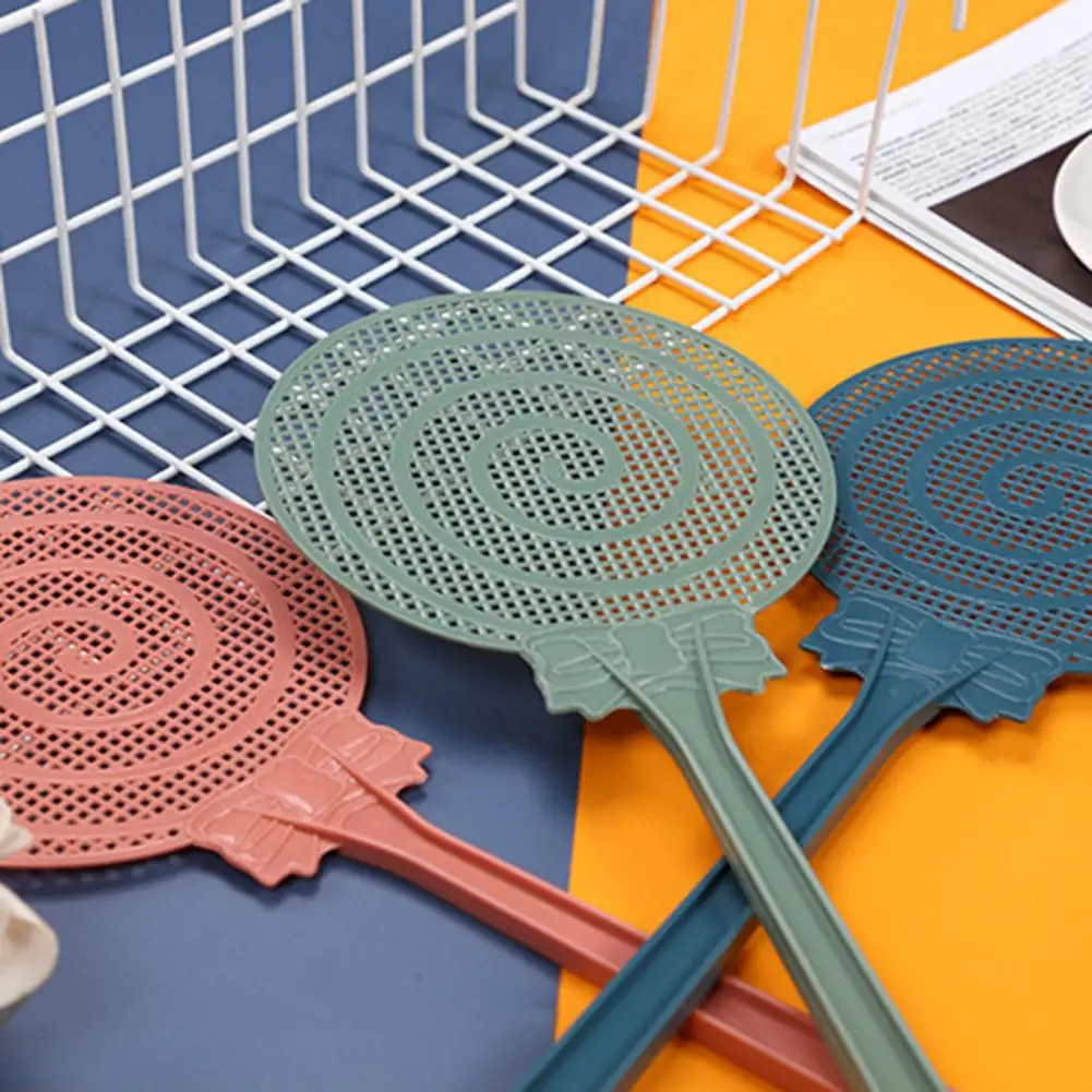 

3 Colors Useful Heavy Duty Fly Swat Shatter Portable Matamoscas Space Saving for Home