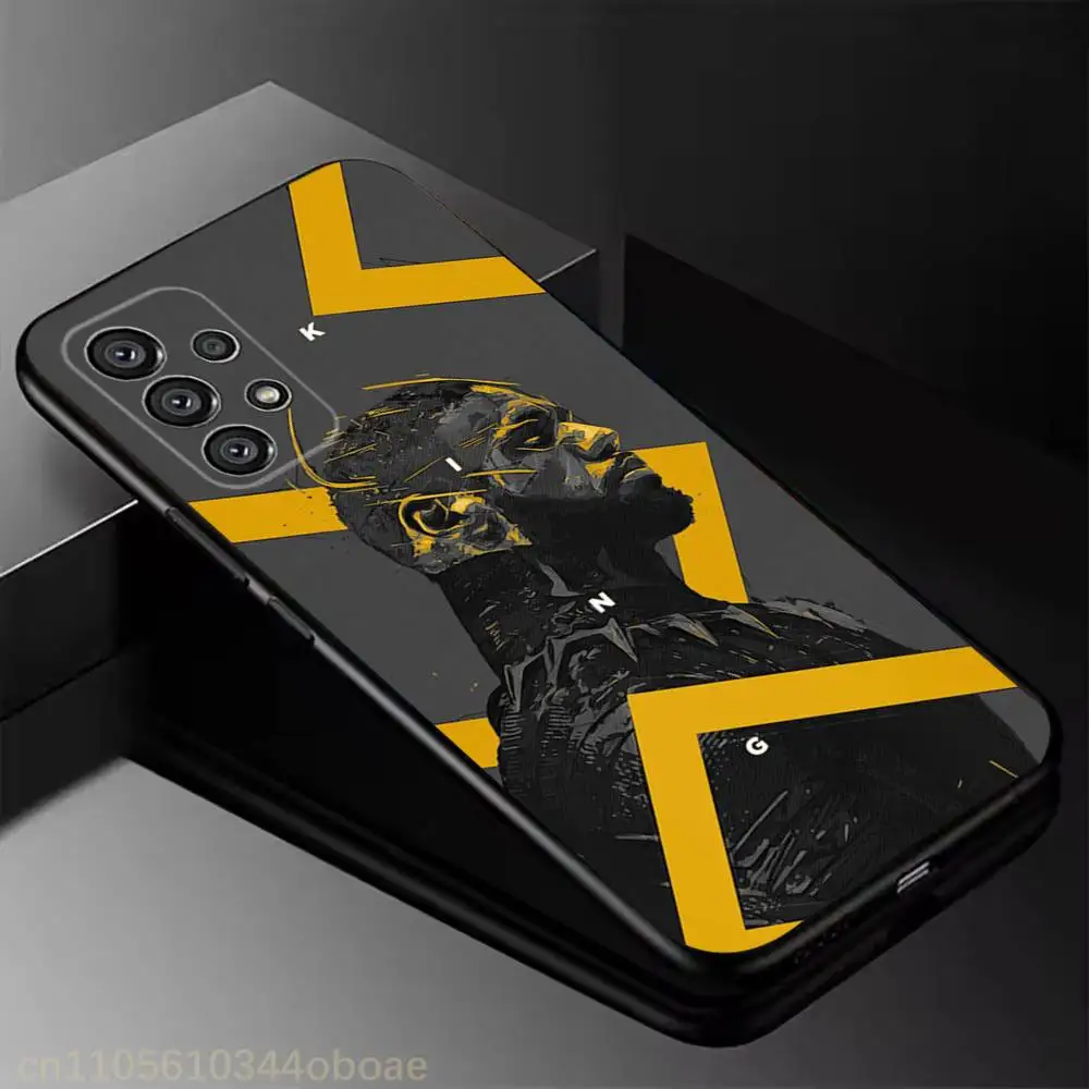Чехол для телефона L-LeBron James King 23 для Samsung Galaxy A13,21s,22,31,32,52,53,71,80,A91, мягкий черный чехол (art.: 3920da3e773bf) - 3920da3e773bf