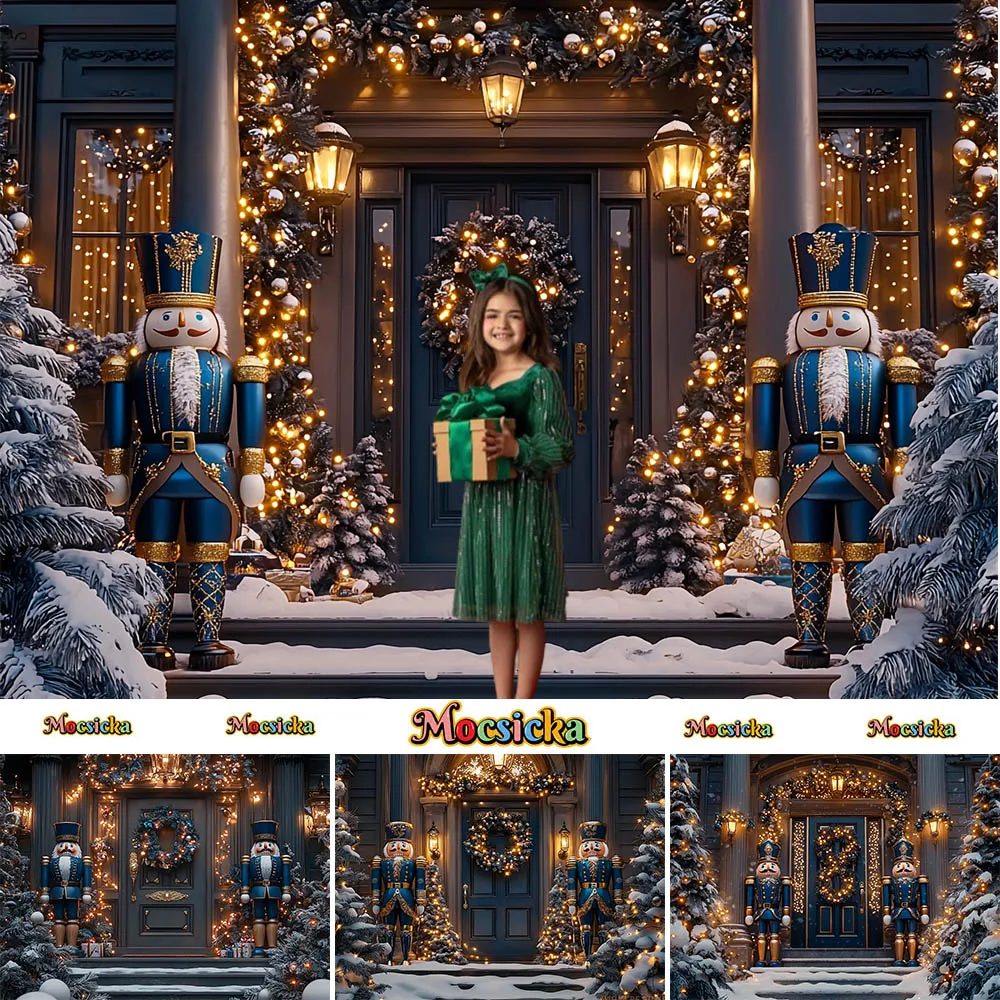 Фон для фотосъемки с изображением рождественской елки