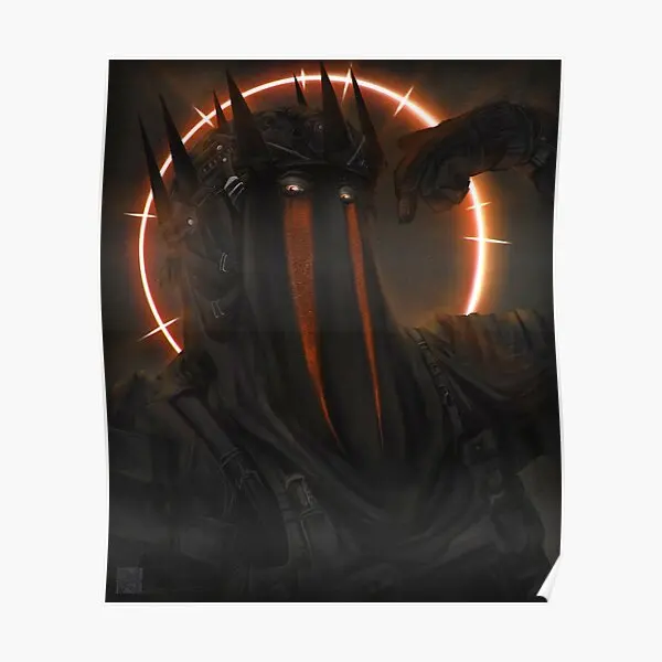 

Объемный постер с изображением града и короля