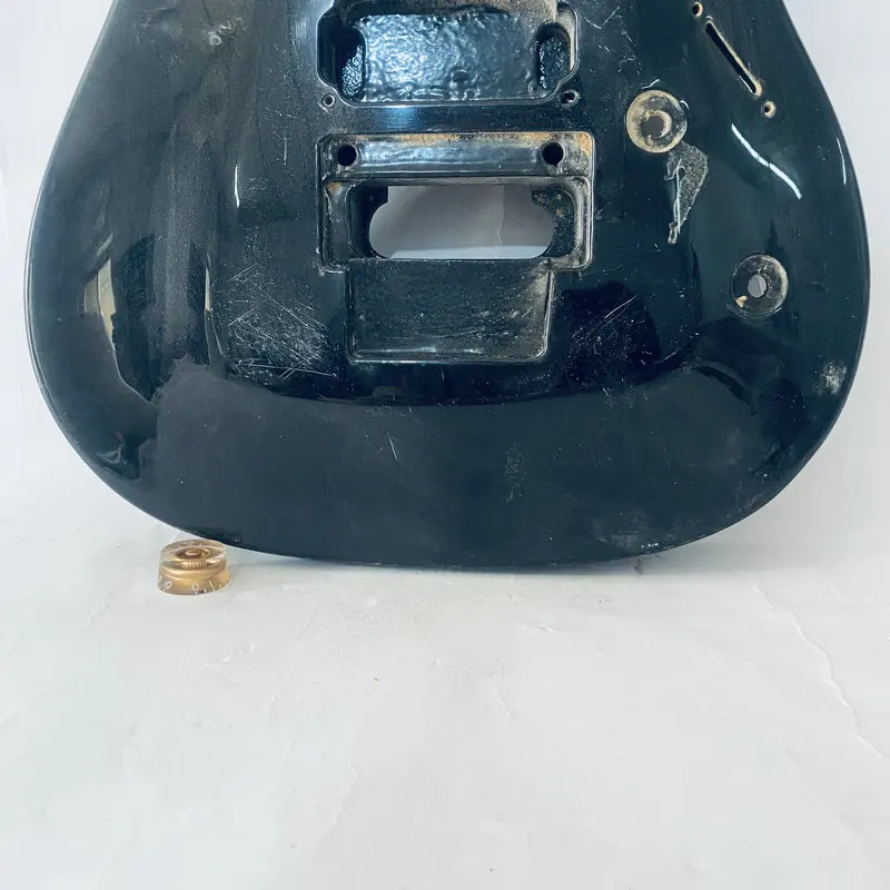 EB712 черный цвет Floyd Rose электрическая гитара SSH пикап необработанный корпус гитары