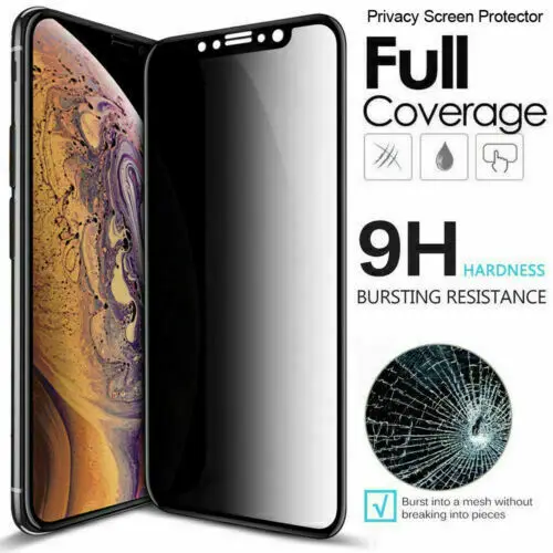 

For iPhone 13 Pro Max XR 11 12 Promax Anti-Spy Privacy 9H Glass Screen Protector