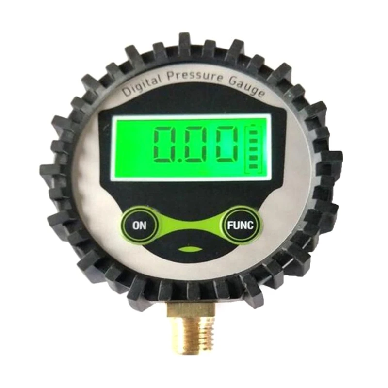 

Digital Manometer High Pressure Gauge with 1/4'' NPT Bottom Connector & Rubber Protector 0-250psi Resolution 0.1psi Dropshipping