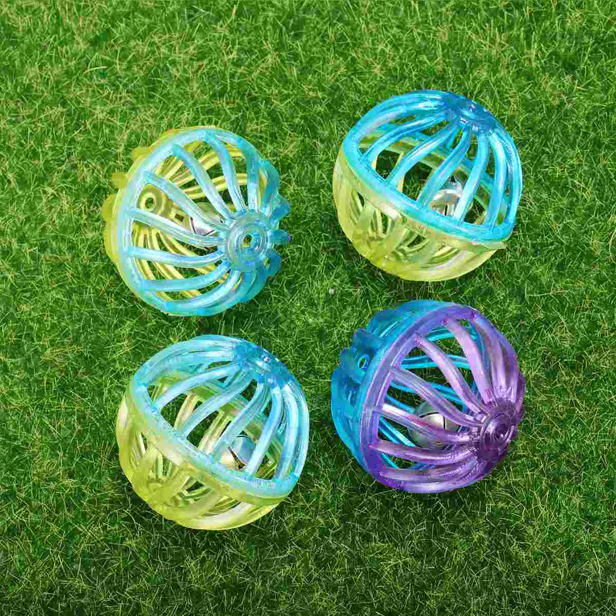 

4Pc Bells Portative Assorted Color Nontoxic Bells for Small Pets