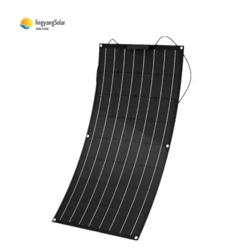 

NEW2023 High quality 100w black ETFE flexible solar panel for charging 12v battery