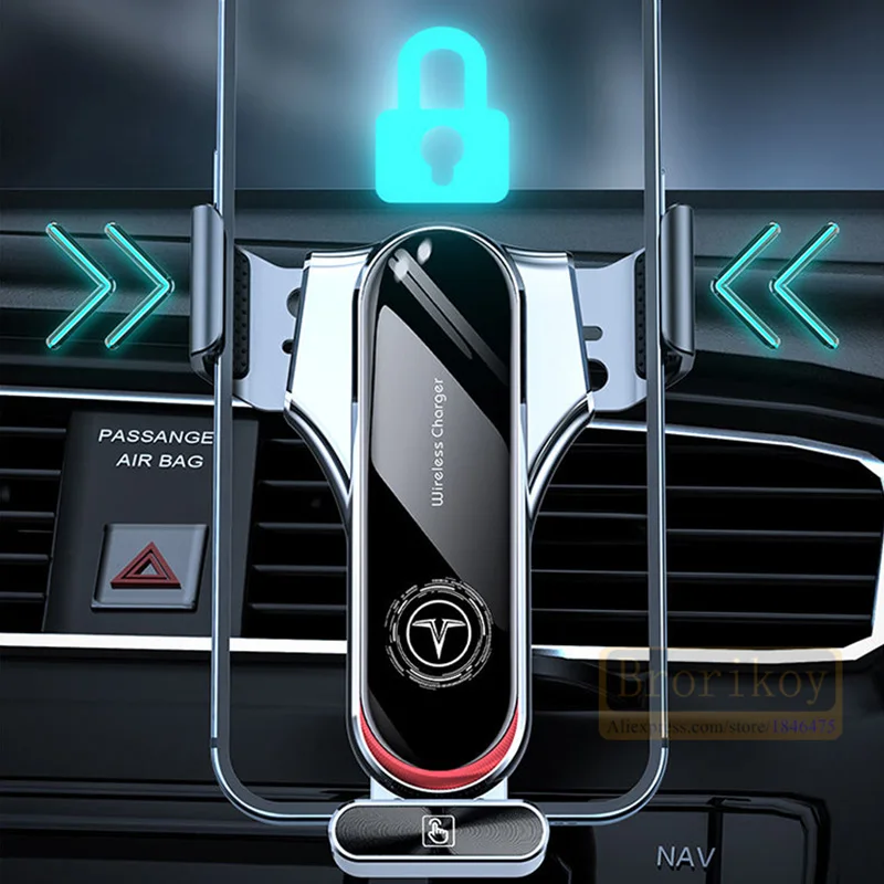 Brorikoy T11 15 Вт Беспроводная Быстрая зарядка магнитное зарядное устройство
