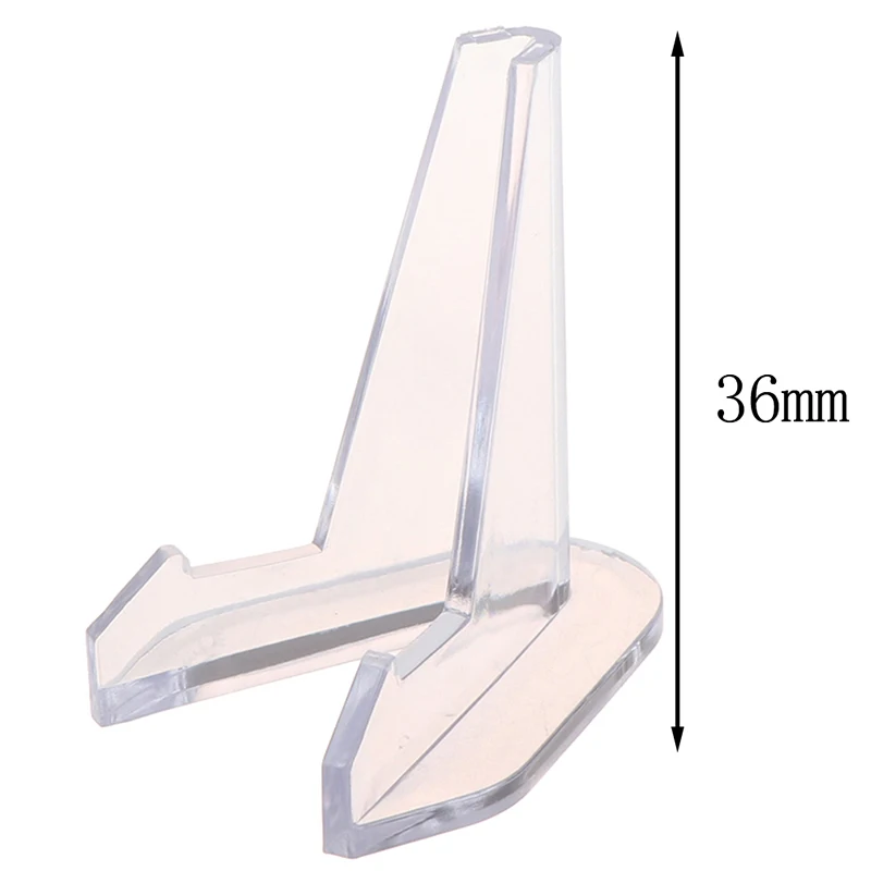 

1Pc Acrylic Card Display Show Stand Jewellery Stand Holder Collectibles Coins Easel Medal Badge Holder