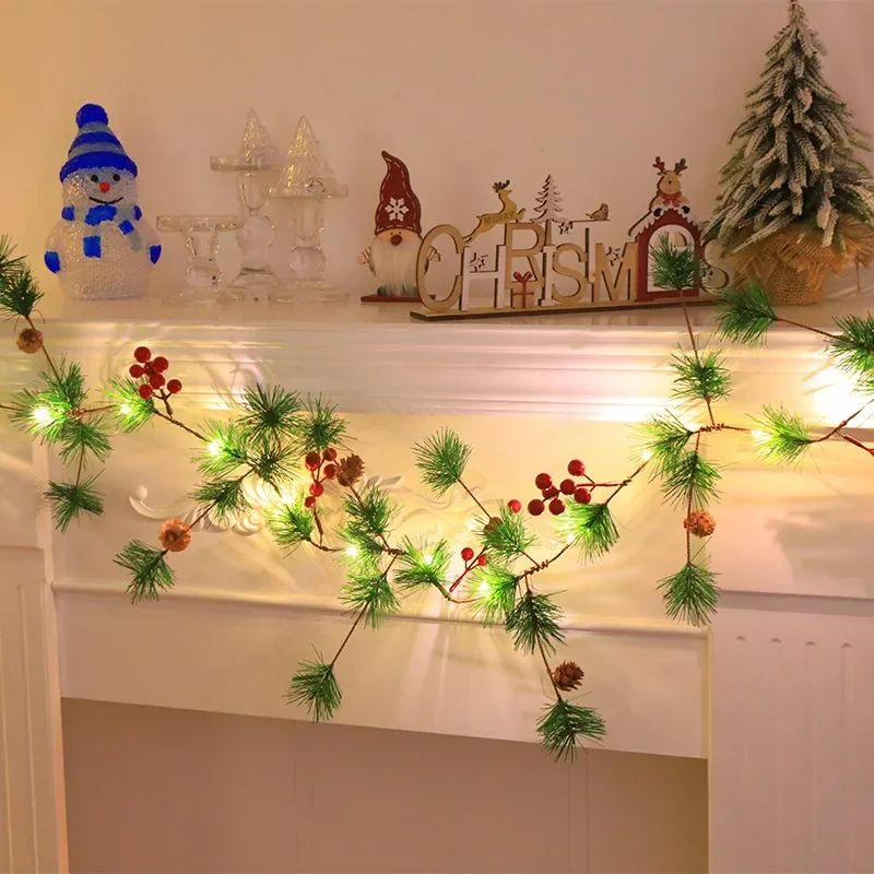 Рождественская сосновая гирлянда с украшениями 6 56 футов Сосновая 30