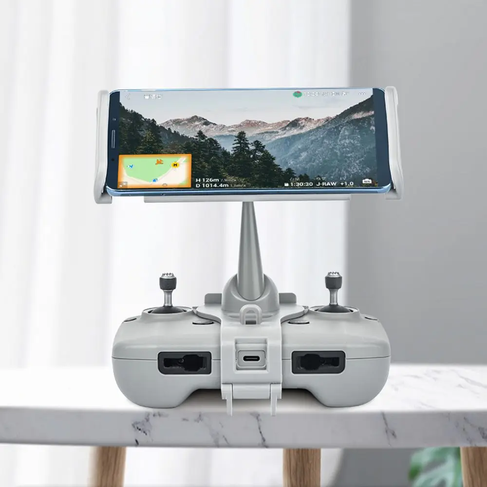 

For DJI MAVIC Mini 3 Pro/Air 2S/2/MINI2/SE/ 3 Series Remote Control Mobile Phone Tablet Bracket With Data Cable And Lanyard