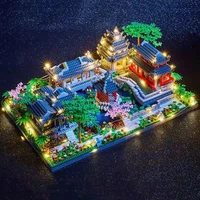 3930 pcs chinese traditional suzhou classical garden city house architecture collection building constructor set montessori toy