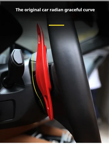 Для VW Golf 7 Scirocco Sagitar Lamando Bora POLO GTI 2 шт. автомобильное рулевое колесо, удлинение переключения передач, переключатели из алюминиевого сплава