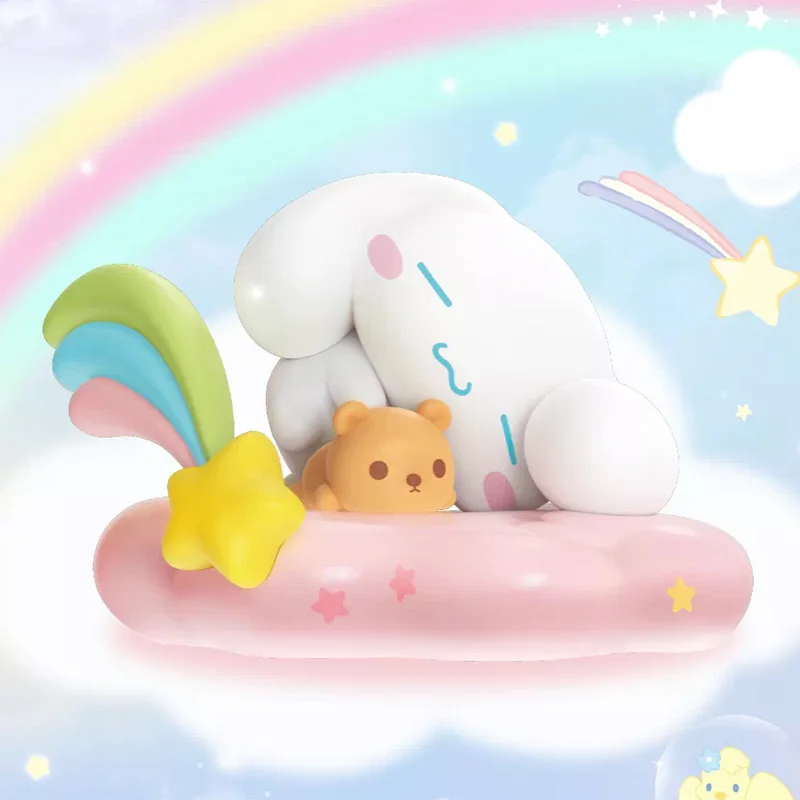 

Kawaii Cinnamoroll Weather Forecast Series Action Figure Toys Cute Cinnamoroll Sanrio Anime Figures Dolls Gifts for Kids