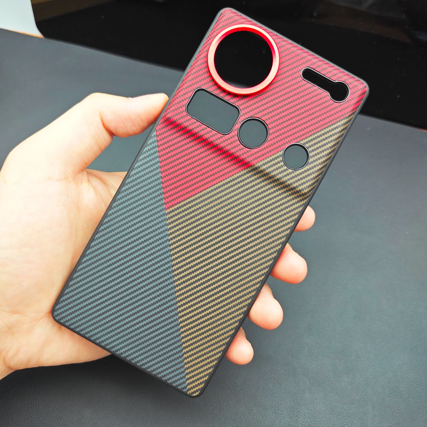 Фото Чехол для Nubia Z80 Ultra, роскошный защитный чехол из искусственной кожи с магнитной беспроводной зарядкой для ZTE Nubia Z80 Z70s Ultra Shell №2