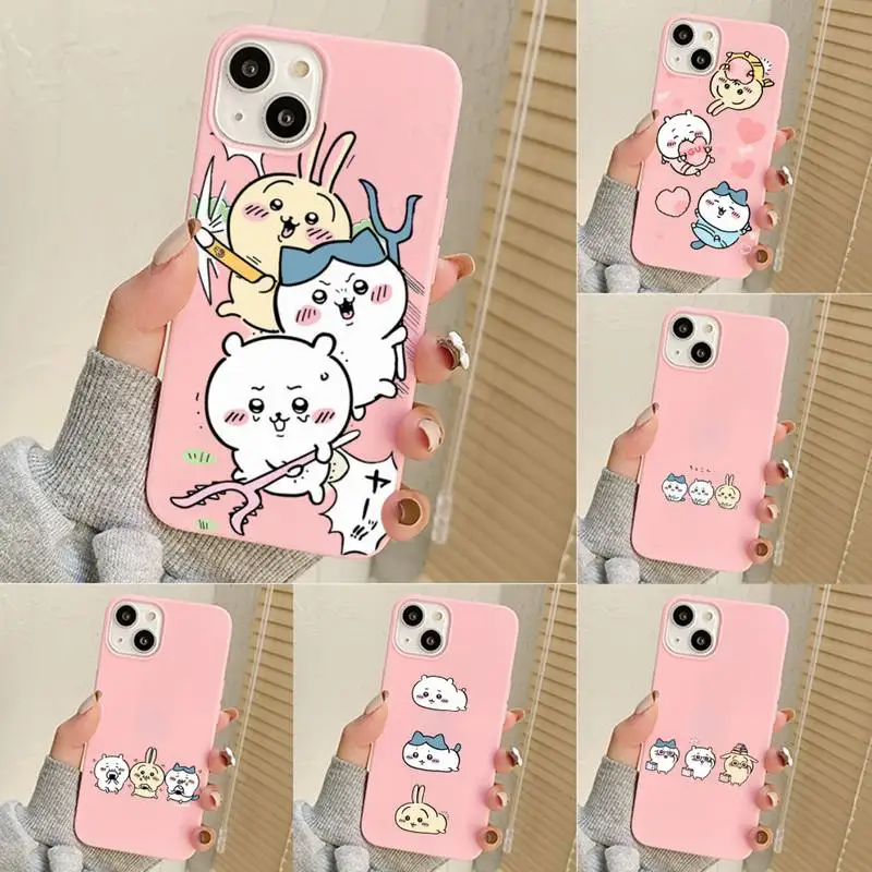 

Animation Cut Chiikawas Phone Case For Iphone 7 8 Plus X Xr Xs 11 12 13 Se2020 Mini Mobile Iphones 14 Pro Max Case