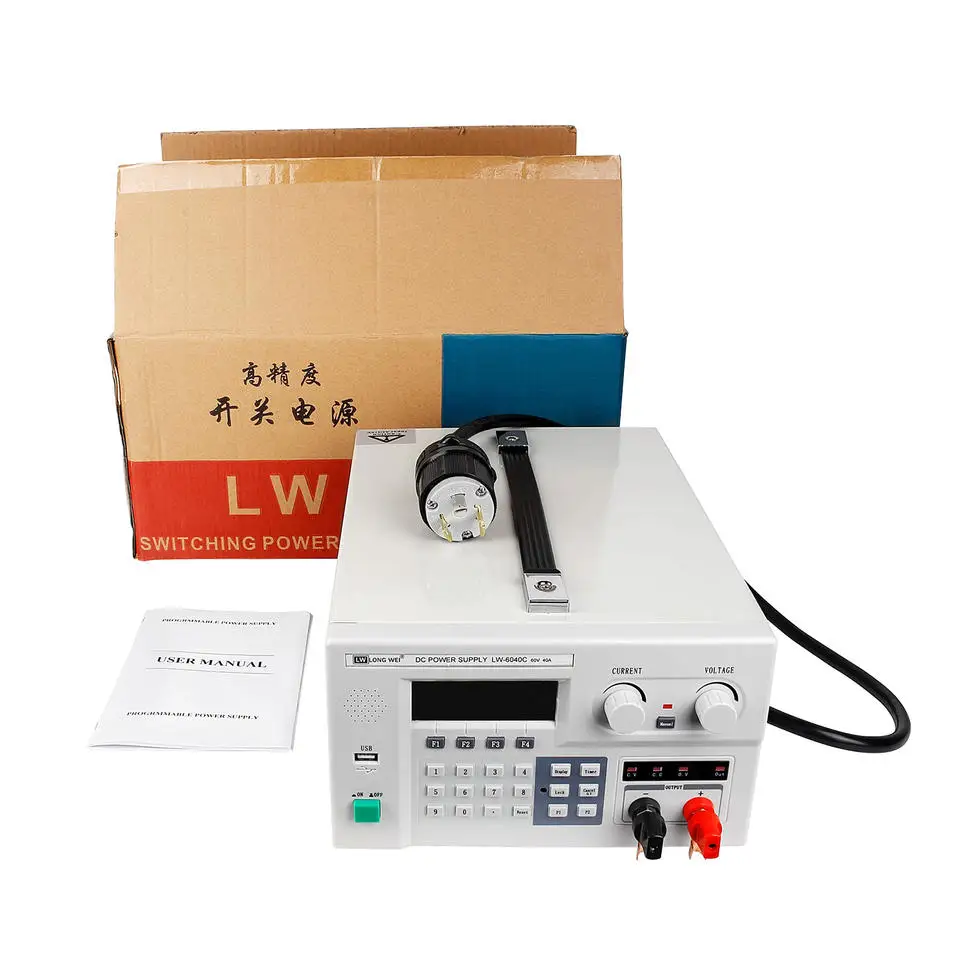 LW-8010C 80 В 10 А Программируемый регулируемый постоянный ток Настольный источник питания Цифровой регулируемый импульсный источник питания Использование гальваники (art.: 3920d49265407) - 3920d49265407