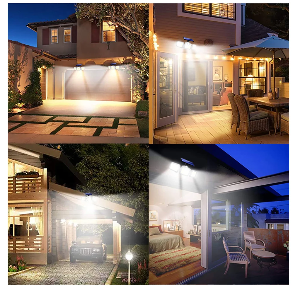 Светодиодная лампа на солнечной батарее IP65 водонепроницаемый уличный