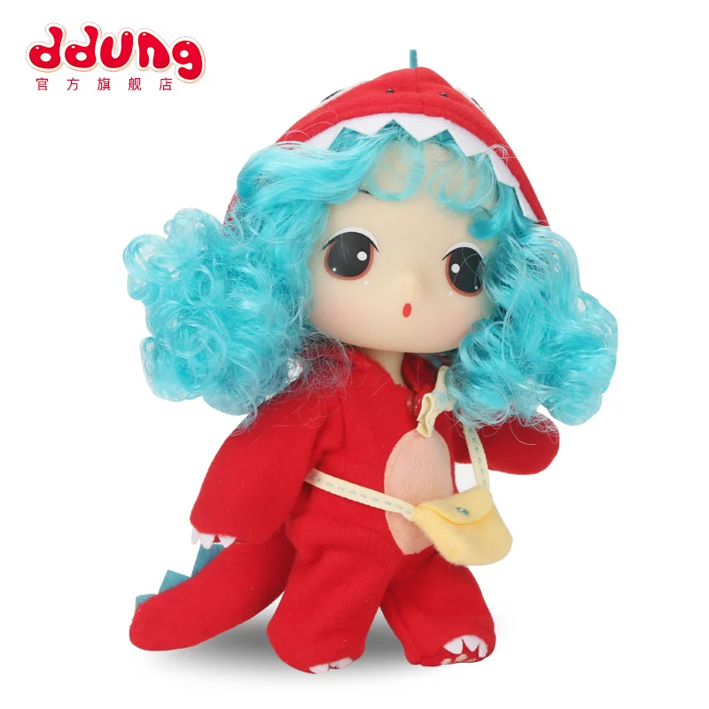 ddung trendy sweater small dinosaur outfit 18cm doll dress up | Dolls
