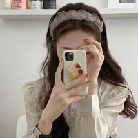 2022 new girl decoration vintage style headbands for women designer korean fashion hair bands accessories scrunchie hoops k1z6